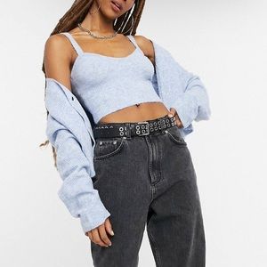 ASOS | Bershka Sweater & Crop Cami Matching Set (M)